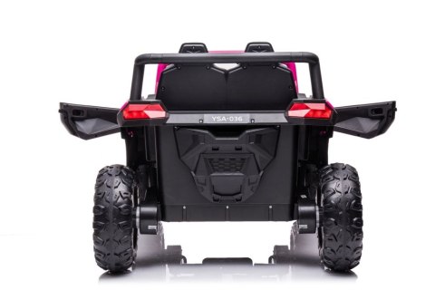 AUTO NA AKUMULATOR DLA DZIECKA BUGGY YSA036 4X4 PILOT KOŁA EVA SKÓRA LED MP3