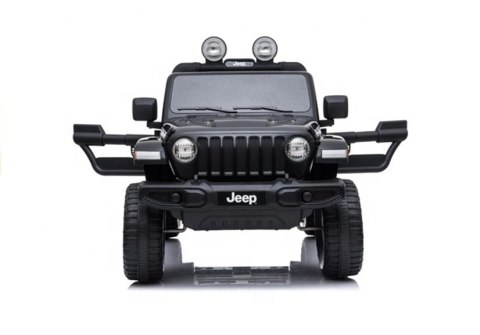 AUTO NA AKUMULATOR DLA DZIECKA JEEP WRANGLER RUBICON 4X4 EVA LED SKÓRA PILOT