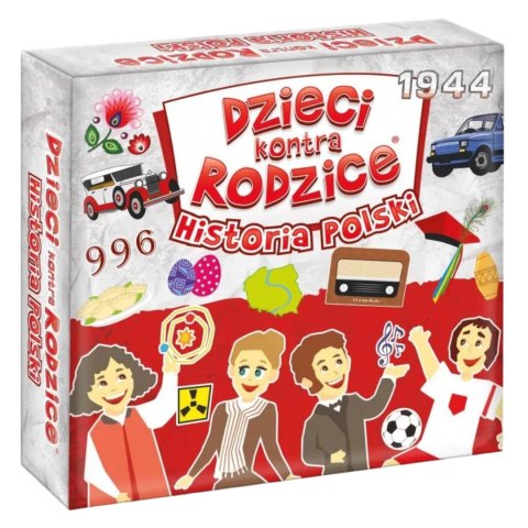 Gra Edukacyjna Rodzinna "Dzieci kontra Rodzice. Historia Polski" Pytania