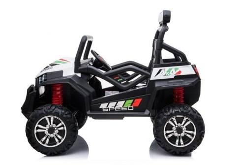 AUTO NA AKUMULATOR DLA 2 DZIECI BUGGY S2588 4X4 PILOT 2.4 SKÓRA EVA LED MP3