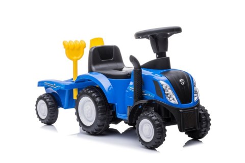 JEŹDZIK TRAKTOR DLA DZIECI 12-36M NEW HOLLAND 658T PRZYCZEPA DŹWIĘKI ŚWIATŁA