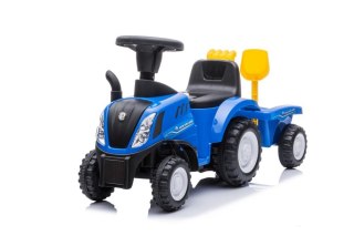 JEŹDZIK TRAKTOR DLA DZIECI 12-36M NEW HOLLAND 658T PRZYCZEPA DŹWIĘKI ŚWIATŁA