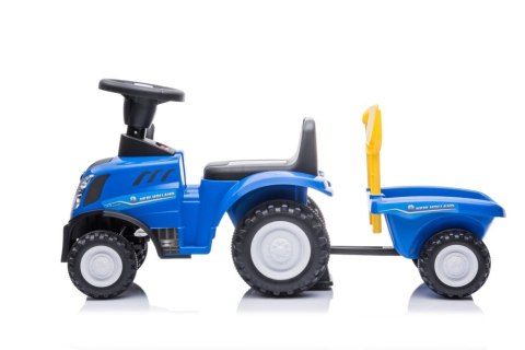 JEŹDZIK TRAKTOR DLA DZIECI 12-36M NEW HOLLAND 658T PRZYCZEPA DŹWIĘKI ŚWIATŁA