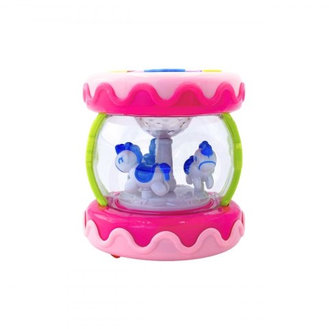 WOOPIE BABY Bębenek Pozytywka Projektor 3w1 Zabawka Muzyczna dla Niemowląt + Walec Roller do Nauki Raczkowania WOOPIE BABY Bębenek Pozytywka Projektor 3w1 Zabawka Muzyczna dla Niemowląt + Walec Roller do Nauki Raczkowania