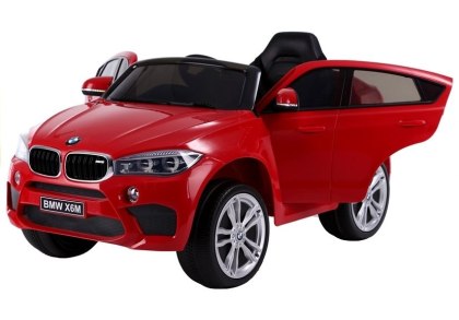 AUTO NA AKUMULATOR DLA DZIECKA BMW X6 PILOT SKÓRA KOŁA EVA ŚWIATŁA LED MP3