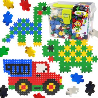 Zestaw Klocków Konstrukcyjnych 1100 Elementów Minis Travel Box Puzzle