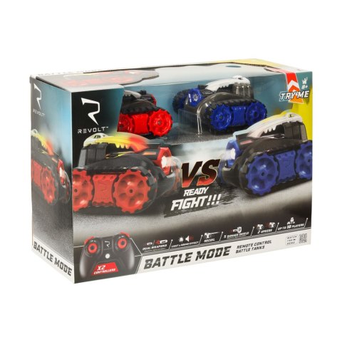 Autka na gąsiennicach na pilota RC REVOLT TG1004T Battle Tanks Pojedynek Laserowy 2.4GHz LED Efekty Dźwiękowe Off-Road