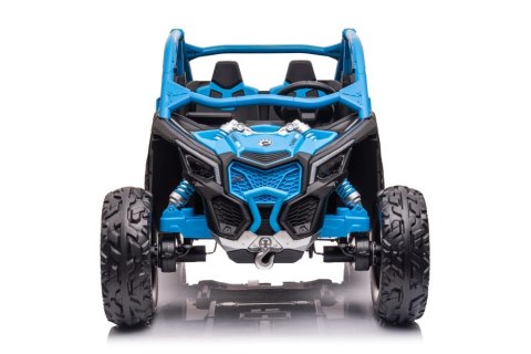 MOCNE BUGGY AUTO NA AKUMULATOR DLA 2 DZIECI CAN-AM RS 4X200W RADIO PILOT LED MP3 EVA SKÓRA