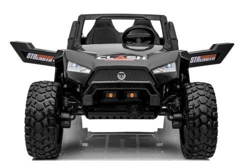 DUŻE AUTO NA AKUMULATOR DLA 2 DZIECI BUGGY SX1928 24V 4X4 PILOT SKÓRA EVA MP3 LED