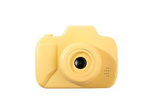 APARAT FOTOGRAFICZNY DLA DZIECI ZDJĘCIA NAGRYWANIE KARTA PAMIĘCI 64GB ŻÓŁTY