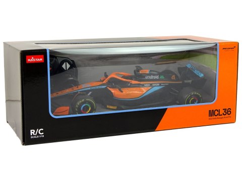 WYŚCIGÓWKA ZDALNIE STEROWANA FORMUŁA F1 MCLAREN AUTO RC 1:18 RASTAR PILOT