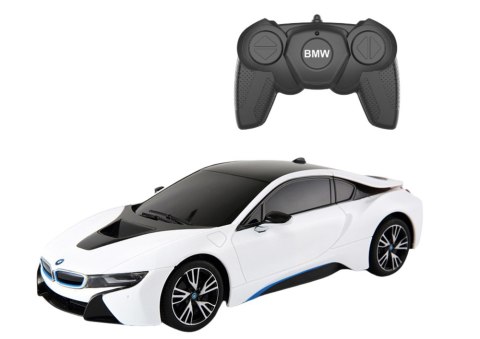 AUTO ZDALNIE STEROWANE SAMOCHÓD RC 1:18 BMW I8 RASTAR ŚWIATŁA PILOT 2.4G