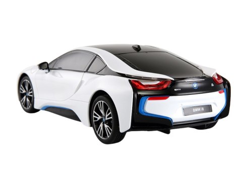 AUTO ZDALNIE STEROWANE SAMOCHÓD RC 1:18 BMW I8 RASTAR ŚWIATŁA PILOT 2.4G