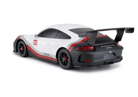 AUTO ZDALNIE STEROWANE SAMOCHÓD RC 1:18 PORSCHE 911 GT3 BIAŁO-SZARE PILOT