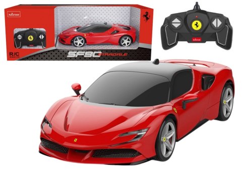 AUTO ZDALNIE STEROWANE SAMOCHÓD RC 1:18 FERRARI SF90 STRADALE RASTAR PILOT