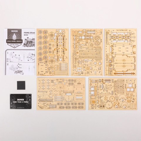 ROBOTIME Drewniane Puzzle 3D - Lokomotywa