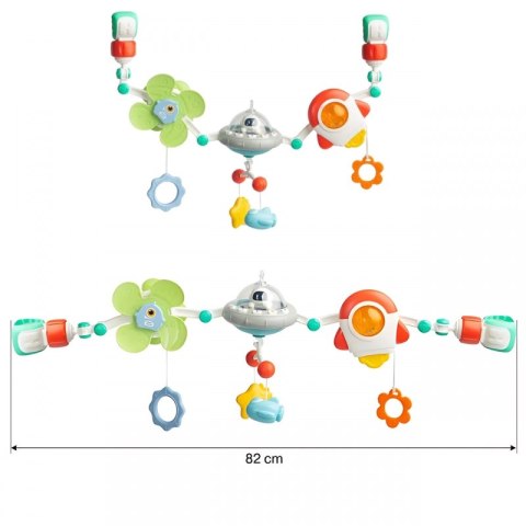 WOOPIE BABY Pałąk Łuk Zawieszka do Łóżeczka Wózka Fotelika Kosmos UFO