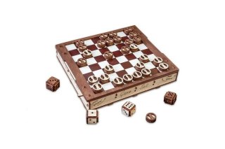 EWA Drewniane Puzzle 3D - Zestaw Gier