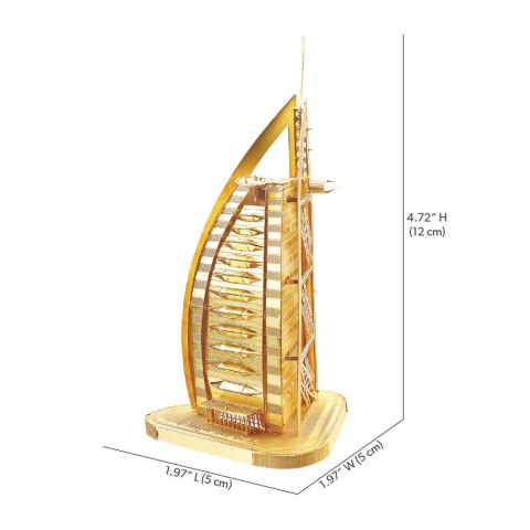 Piececool Puzzle Metalowe Model 3D - Burj Al Arab