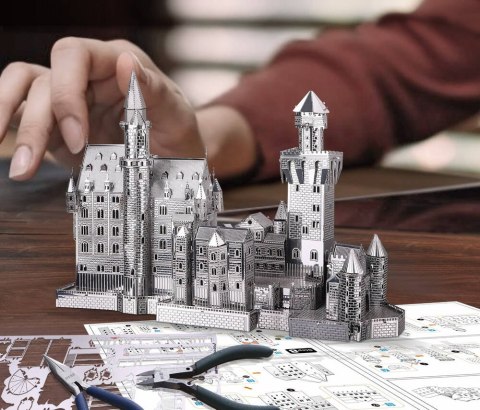 Piececool Puzzle Metalowe Model 3D - Zamek Neuschwanstein