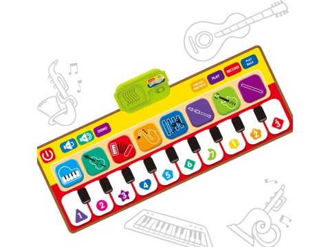 Edukacyjna, Muzyczna Mata Dla Dzieci, Pianino - Muzyka, Instrumenty