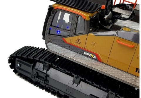 KOPARKA ZDALNIE STEROWANA RC 1:14 HUINA 1592 AKUMULATOR ŚWIATŁO PILOT 2.4G