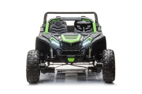 DUŻE AUTO NA AKUMULATOR TERENOWE BUGGY A033 DLA 4 DZIECI 4X150W 2X24V SKÓRA EVA KLUCZYKI MP3 RADIO