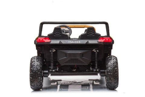 DUŻE AUTO NA AKUMULATOR TERENOWE BUGGY A033 DLA 4 DZIECI 4X150W 2X24V SKÓRA EVA KLUCZYKI MP3 RADIO