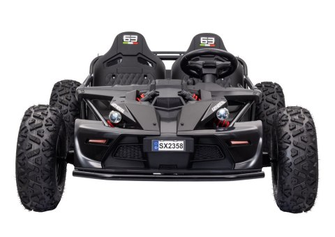 DUŻE AUTO NA AKUMULATOR BUGGY SX2358 XXL DLA 2 DZIECI 800W SKÓRA 25KM/H LED MP3 KOŁA POMPOWANE