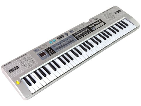 KEYBOARD ORGANY PIANINO MQ-6110 MIKROFON 61 KLAWISZY NAGRYWANIE TRYB LEKCJI