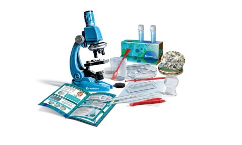 SUPER MIKROSKOP CLEMENTONI ZESTAW NAUKOWY DLA DZIECI 50 EKSPERYMENTÓW