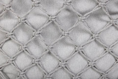 HUŚTAWKA OGRODOWA BOCIANIE GNIAZDO XXL FOTEL WISZĄCY Z PODUSZKĄ SZARY DO 150KG