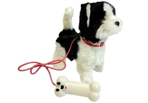 PIES INTERAKTYWNY HUSKY NA SMYCZY STEROWANY PILOT KOŚĆ PLUSZOWA MASKOTKA