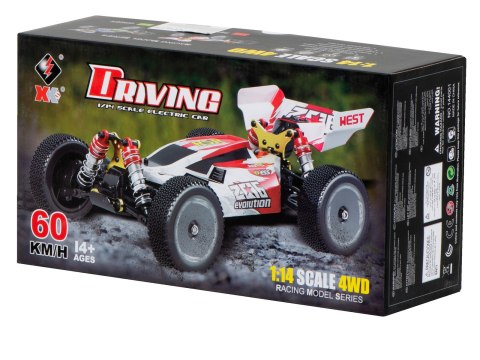 SZYBKIE AUTO ZDALNIE STEROWANY 60KM/H SAMOCHÓD RC WLTOYS 144001 NAPĘD 4X4