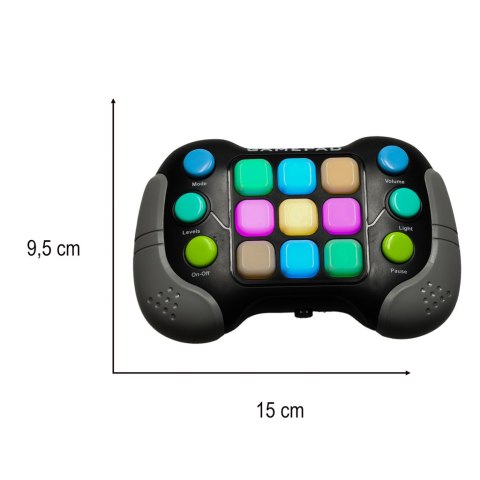 Gra Memory elektroniczna Fidget Game zręcznościowa konsola light