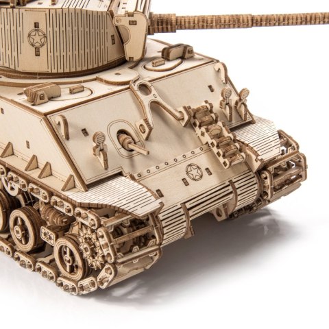 World Of Tanks Drewniane Klocki Puzzle Model 3D - M4A38 Sherman 1272 ele