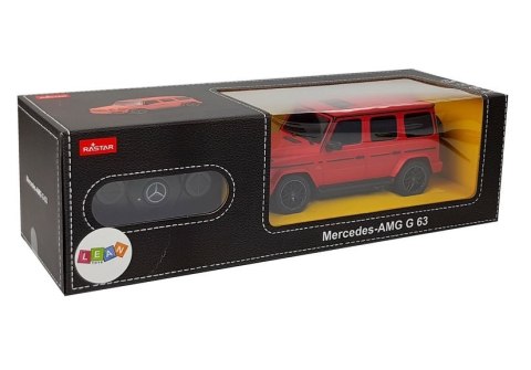 Auto Mercedes AMG G63 Zdalnie Sterowany R/C 1:24 Czerwony 2.4 G