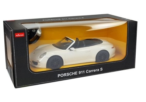 SAMOCHÓD ZDALNIE STEROWANY AUTO RC PORSCHE 911 CARRERA S 1:12 ŚWIATŁA RASTAR