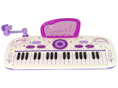 KEYBOARD ORGANY PIANINKO DLA DZIECKA NUTY MIKROFON MP3 NAGRYWANIE 2GŁOŚNIKI