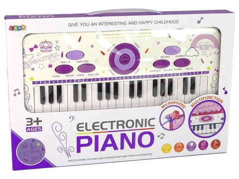 KEYBOARD ORGANY PIANINKO DLA DZIECKA NUTY MIKROFON MP3 NAGRYWANIE 2GŁOŚNIKI