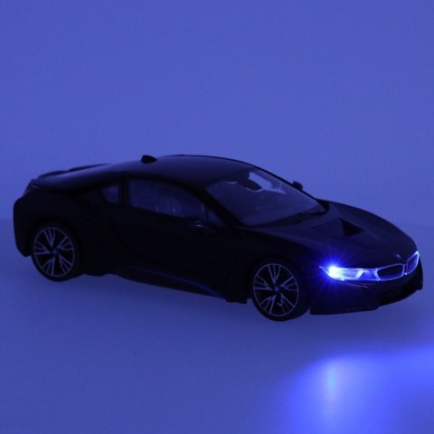 SAMOCHÓD ZDALNIE STEROWANY AUTO RC BMW i8 1:14 RASTAR OTWIERANE DRZWI LED PILOT