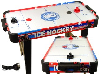 STÓŁ DO GRY ICE AIR HOCKEY CYMBERGAJ GRA ZRĘCZNOŚCIOWA DMUCHAWA LICZNIKI