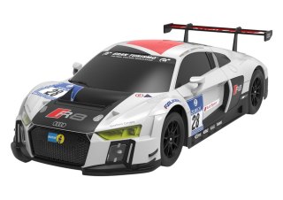 SAMOCHÓD ZDALNIE STEROWANY AUTO RC 1:24 AUDI R8 LMS BIAŁO-CZARNE RASTAR PILOT