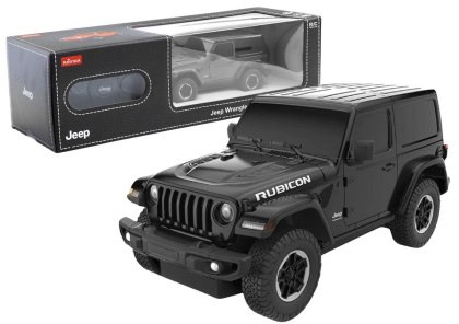 SAMOCHÓD ZDALNIE STEROWANY AUTO RC 1:24 JEEP WRANGLER JL RUBICON PILOT CZARNY