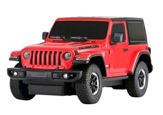 SAMOCHÓD ZDALNIE STEROWANY AUTO RC 1:24 JEEP WRANGLER JL RUBICON PILOT CZERWONY