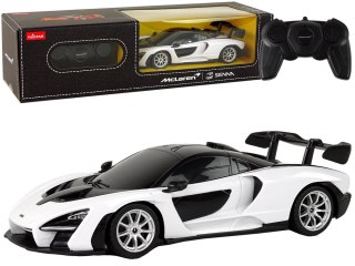 SAMOCHÓD SPORTOWY ZDALNIE STEROWANY AUTO RC MCLAREN SENNA BIAŁY 1:18 PILOT