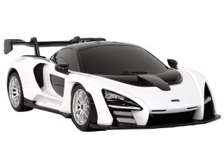 SAMOCHÓD SPORTOWY ZDALNIE STEROWANY AUTO RC MCLAREN SENNA BIAŁY 1:18 PILOT