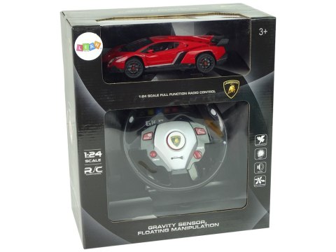 SAMOCHÓD ZDALNIE STEROWANY AUTO RC LAMBORGHINI VENENO KIEROWNICA PILOT 2.4G