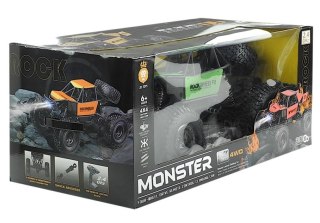 DUŻY SAMOCHÓD ZDALNIE STEROWANY AUTO RC MONSTER TRUCK 1:8 RESORY PILOT 2.4 AKUMULATOR