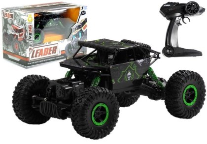 SAMOCHÓD ZDALNIE STEROWANY AUTO RC TERENOWY ROCK CRAWLER 1:18 4X4 PILOT 2.4G ZIELONY